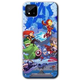 Realme C11 Avengers Cartoon Baskılı Uyumlu Silikon Kılıf