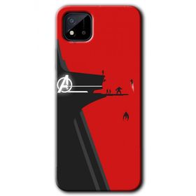 Realme C11 Avengers Tower Baskılı Uyumlu Silikon Kılıf
