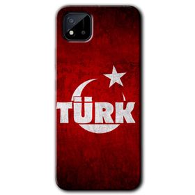 Realme C11 Ayyıldız Türk Baskılı Uyumlu Silikon Kılıf