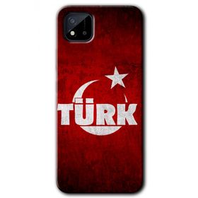 Realme C11 Ayyıldız Türk Baskılı Uyumlu Silikon Kılıf