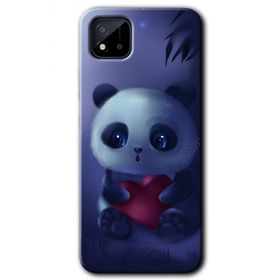 Realme C11 Bebek Panda Baskılı Uyumlu Silikon Kılıf