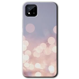 Realme C11 Blur Lights Baskılı Uyumlu Silikon Kılıf