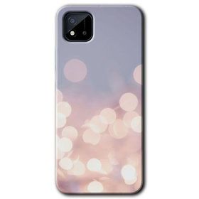 Realme C11 Blur Lights Baskılı Uyumlu Silikon Kılıf