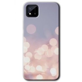 Realme C11 Blur Lights Baskılı Uyumlu Silikon Kılıf