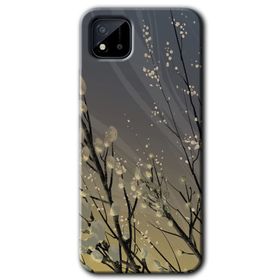 Realme C11 Branches Flowers Baskılı Uyumlu Silikon Kılıf