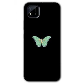Realme C11 Butterfly Tree Baskılı Uyumlu Silikon Kılıf