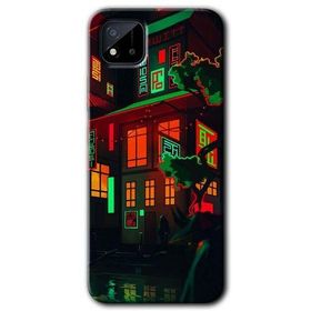 Realme C11 China Street Baskılı Uyumlu Silikon Kılıf