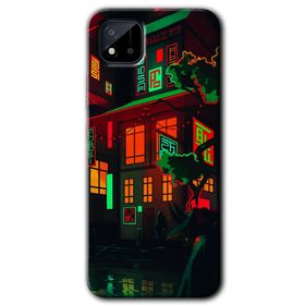Realme C11 China Street Baskılı Uyumlu Silikon Kılıf