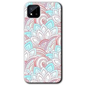 Realme C11 Çin Mandala 1 Baskılı Uyumlu Silikon Kılıf