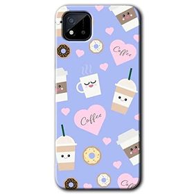 Realme C11 Coffee Cake Baskılı Uyumlu Silikon Kılıf