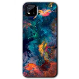 Realme C11 Color Storm Baskılı Uyumlu Silikon Kılıf