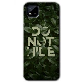 Realme C11 Do Not Hide Baskılı Uyumlu Silikon Kılıf