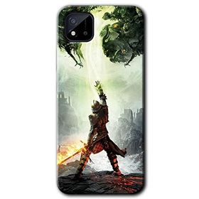 Realme C11 Dragon Hunter Baskılı Uyumlu Silikon Kılıf