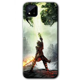 Realme C11 Dragon Hunter Baskılı Uyumlu Silikon Kılıf