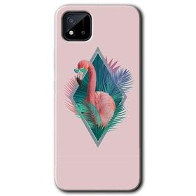 Realme C11 Flamingo Baskılı Uyumlu Silikon Kılıf