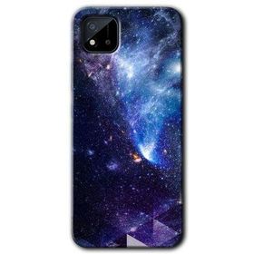 Realme C11 Galaksi Baskılı Uyumlu Silikon Kılıf