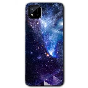 Realme C11 Galaksi Baskılı Uyumlu Silikon Kılıf