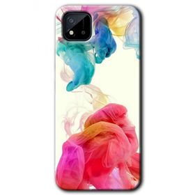 Realme C11 Gökkuşağı Color Baskılı Uyumlu Silikon Kılıf