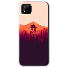 Realme C11 Gözlem Kulesi Baskılı Uyumlu Silikon Kılıf