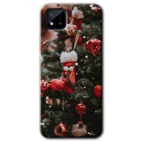 Realme C11 Happy New Year Baskılı Uyumlu Silikon Kılıf