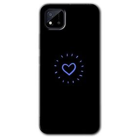 Realme C11 Heart Strokes Baskılı Uyumlu Silikon Kılıf