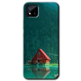 Realme C11 House In Woods Baskılı Uyumlu Silikon Kılıf
