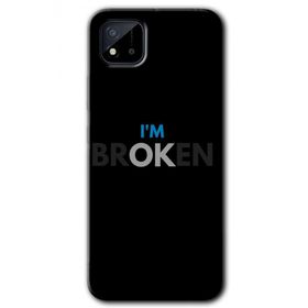 Realme C11 Im Broken Baskılı Uyumlu Silikon Kılıf