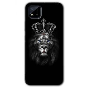 Realme C11 King Lion Baskılı Uyumlu Silikon Kılıf