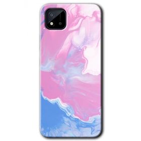 Realme C11 Liquid Lekeler Art Baskılı Uyumlu Silikon Kılıf