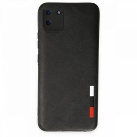 Realme C11 Loop Deri Silikon Siyah Kılıf