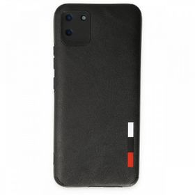 Realme C11 Loop Deri Silikon Siyah Kılıf