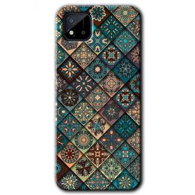 Realme C11 Mandala Desen Baskılı Uyumlu Silikon Kılıf