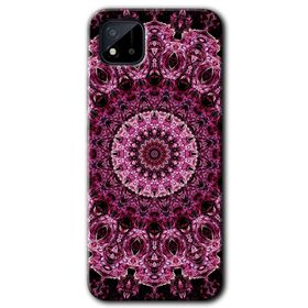 Realme C11 Mandala Patterns Kaleidoscope Baskılı Uyumlu Silikon Kılıf
