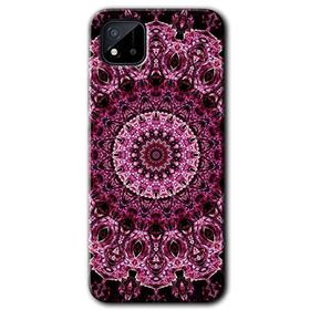 Realme C11 Mandala Patterns Kaleidoscope Baskılı Uyumlu Silikon Kılıf