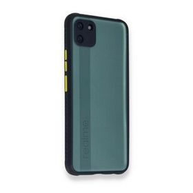 Realme C11 Miami Şeffaf Silikon Lacivert Kılıf