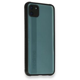 Realme C11 Miami Şeffaf Silikon Siyah Kılıf