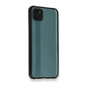 Realme C11 Miami Şeffaf Silikon Siyah Kılıf