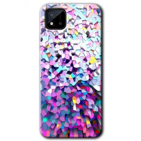 Realme C11 Mosaic Fragments Colorfull Baskılı Uyumlu Silikon Kılıf