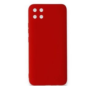 Realme C11 Nano İçi Kadife Silikon Kırmızı Kılıf