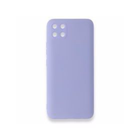 Realme C11 Nano İçi Kadife Silikon Lila Kılıf