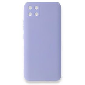Realme C11 Nano İçi Kadife Silikon Lila Kılıf