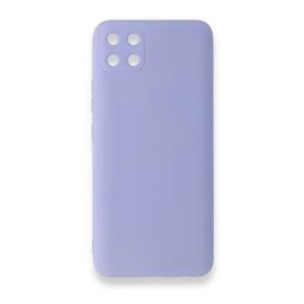 Realme C11 Nano İçi Kadife Silikon Lila Kılıf