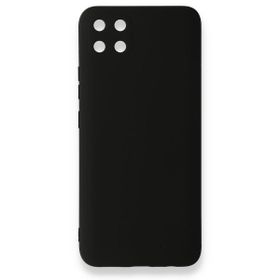 Realme C11 Nano İçi Kadife Silikon Siyah Kılıf
