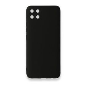 Realme C11 Nano İçi Kadife Silikon Siyah Kılıf