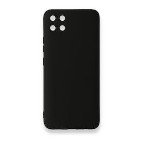 Realme C11 Nano İçi Kadife Silikon Siyah Kılıf