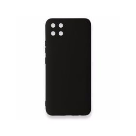 Realme C11 Nano İçi Kadife Silikon Siyah Kılıf