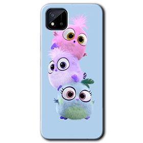 Realme C11 Puffy Baskılı Uyumlu Silikon Kılıf