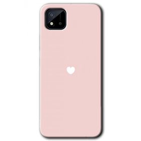 Realme C11 Sade Kalp Baskılı Uyumlu Silikon Kılıf