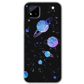 Realme C11 Samanyolu Galaksi Baskılı Uyumlu Silikon Kılıf