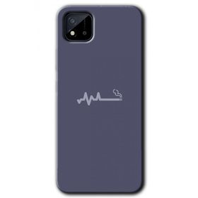 Realme C11 Sigara Zararlıdır Baskılı Uyumlu Silikon Kılıf